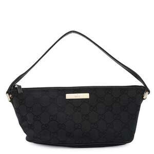 Gucci GG Canvas Handbag Accessory Clutch Bag Black